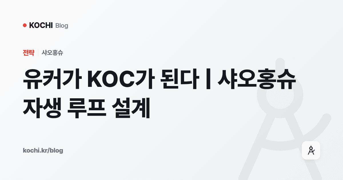 유커가 KOC가 된다 | 샤오홍슈 자생 루프 설계