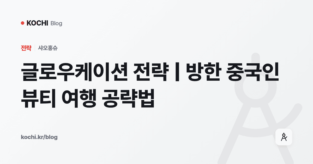 글로우케이션 전략 | 방한 중국인 뷰티 여행 공략법